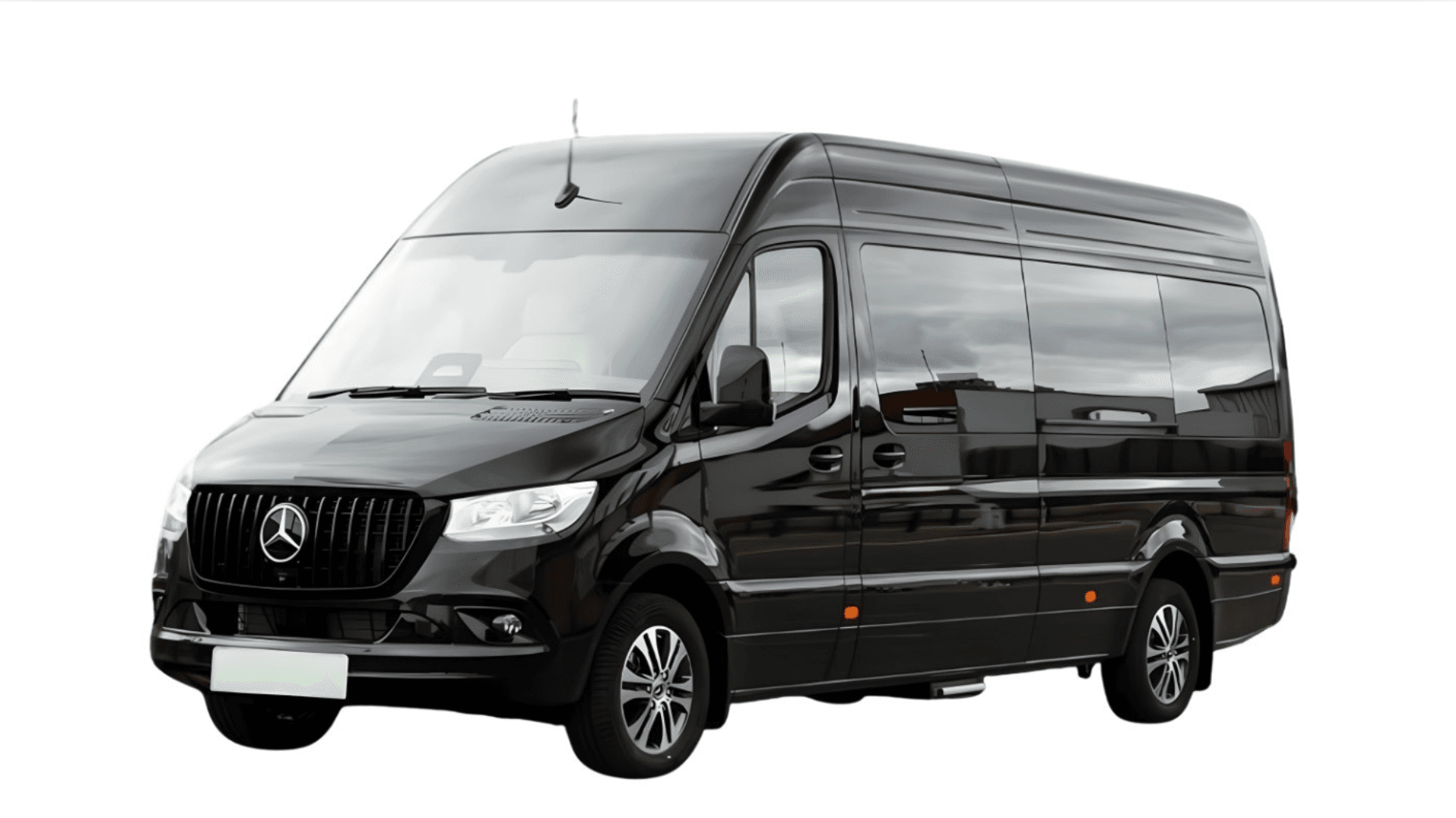Mercedes-Benz Sprinter VIP black exterior view